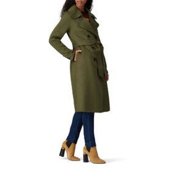 Wish Jackets & Blazers - new wish olive green wool double breasted stark  coat